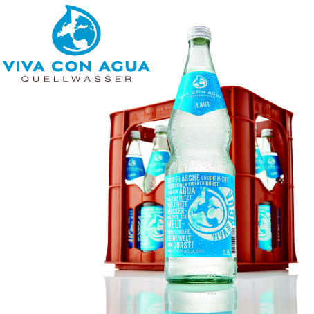 Viva con Agua laut (12/0,7 Ltr. Glas MEHRWEG)